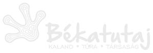 Békatutaj szöveges logó