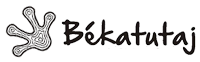 Békatutaj fekete logó